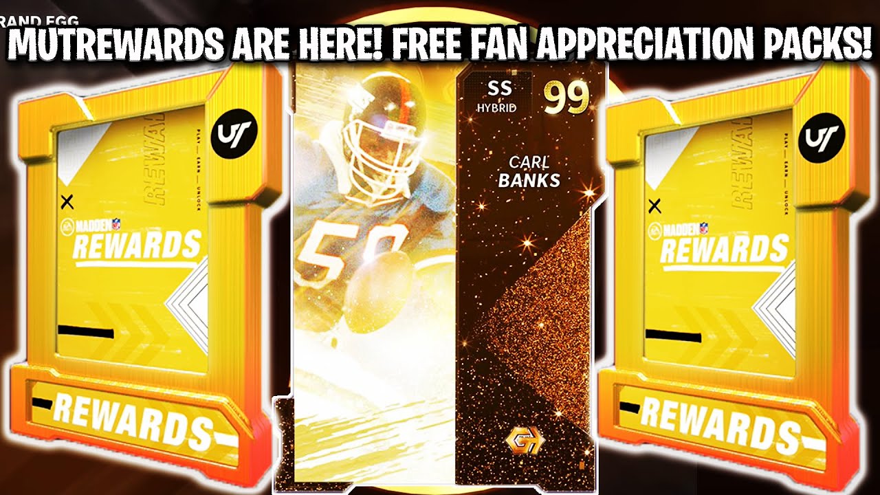 MUTREWARDS ARE HERE! FREE FAN APPRECIATION PACKS! | MADDEN 21 ULTIMATE TEAM