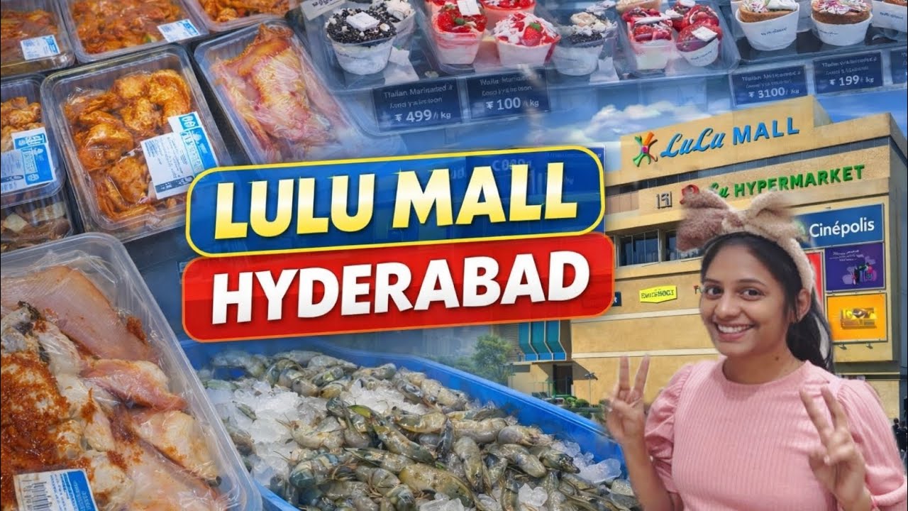 Lulu Mall Hyderabad Vlog | Shopping, Food & Fun 🛍️✨#lulu #lulumall #lulumallhypermarket #shopping 