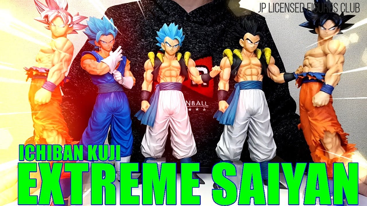 GOKU VEGETTO GOGETTA Ichiban Kuji Figure Extreme Saiyan  BANDAI Unboxing
