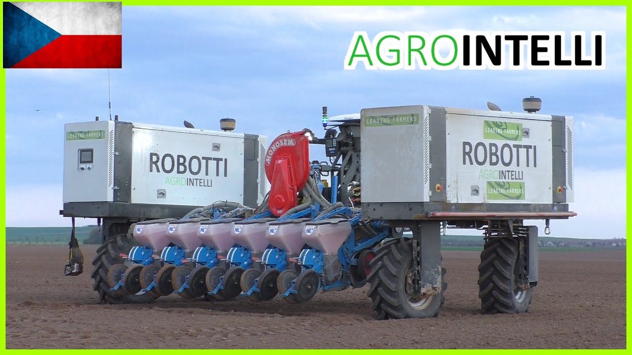 MODERN AGRICULTURE | ROBOTTI AgroIntelli + Monosem NC | Samojízdný Robot na Hané - Setí Kukuřice