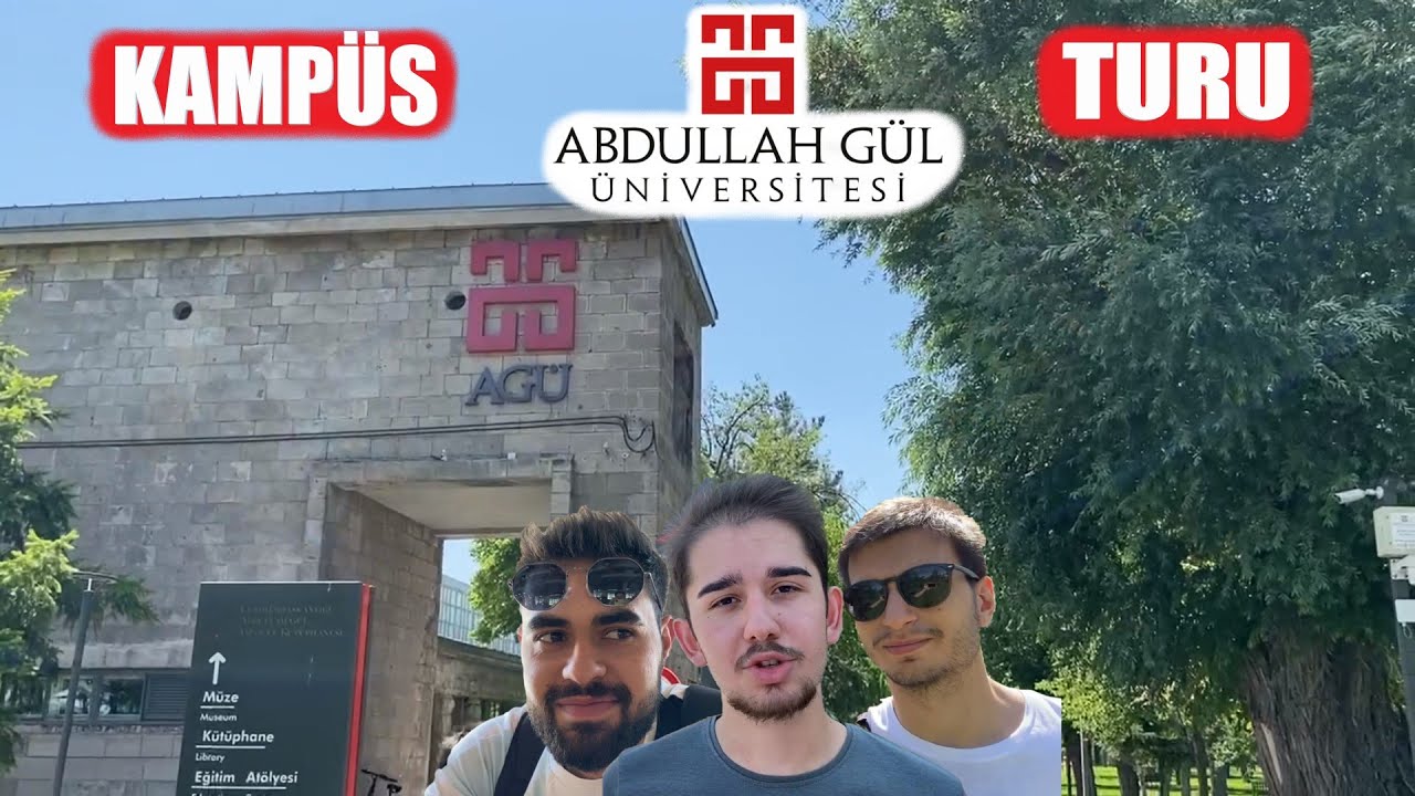 ABDULLAH GÜL ÜNİVERSİTESİ KAMPÜS TURU! | AGÜ | VLOG.