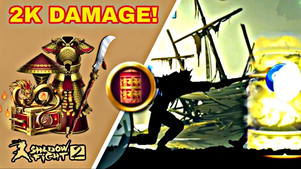 2K damage with Typhon of spirit! - Shadow fight 2