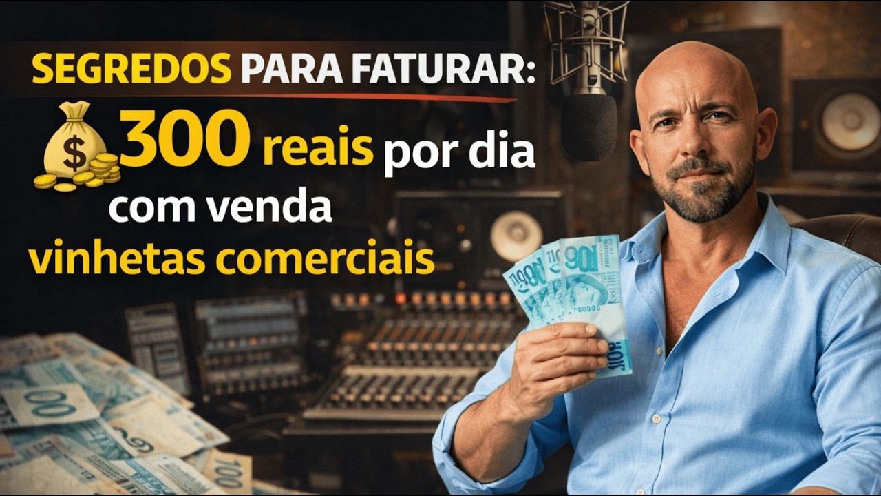 SEGREDOS PARA FATURAR : 300 reais por dia com áudios