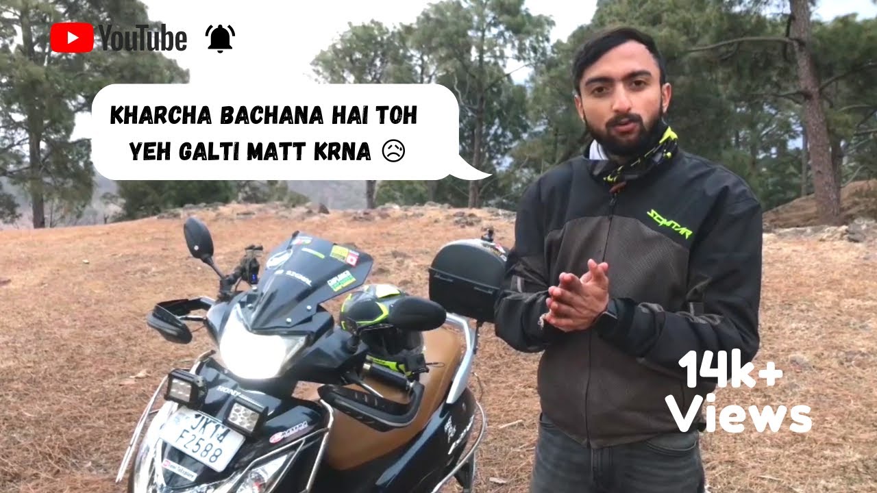 Fully Modified Activa 125cc 1 year review #modified #activareview