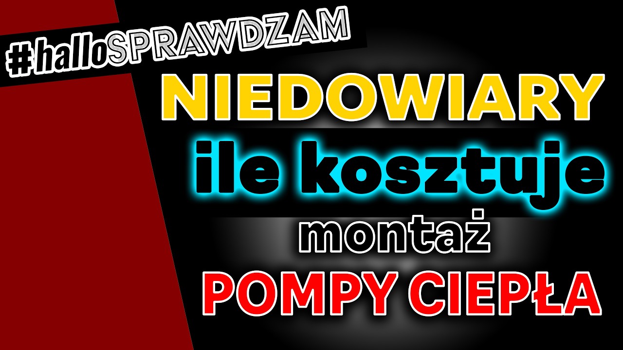 Montaż Pompy Ciepła to ZDZIERSTWO!!! Ile trzeba zapłacić za montaż POMPY CIEPŁA…  #hallosprawdzam