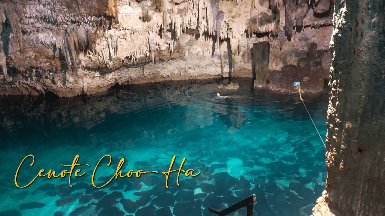 El Cenote más cristalino y hermoso de Coba | El Cenote Choo-Ha