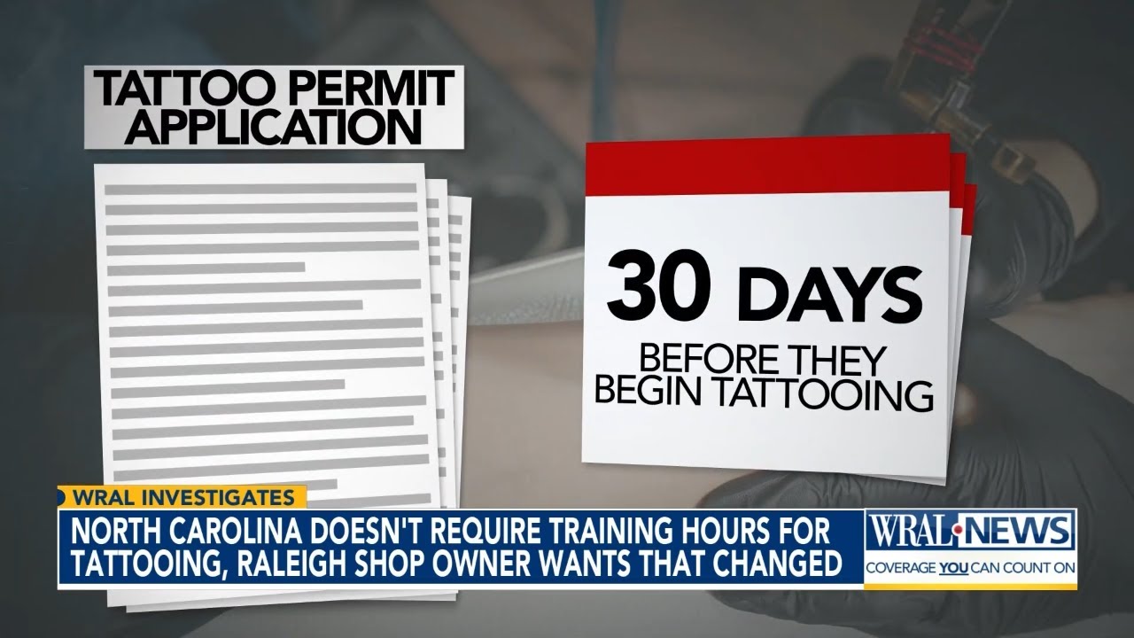 North Carolina has no required training hours to become a tattooing artist. We asked why.