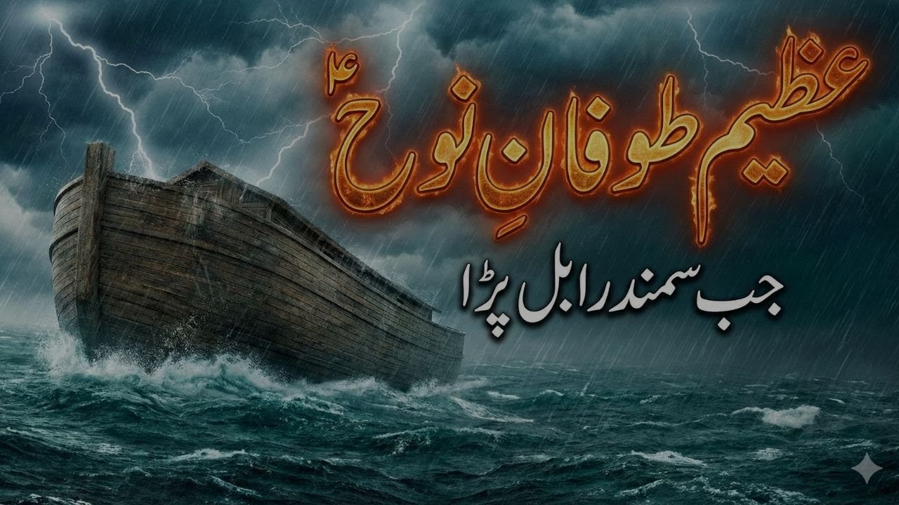 Hazrat Nuh (AS) Aur Azeem Toofan |full documentrty in urdu |Islamic Dastan Urdu