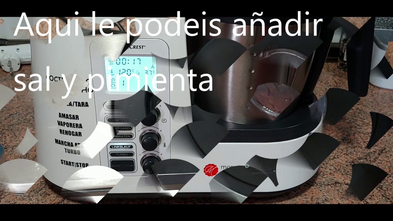 Preparar carne picada en monsieur cuisine plus