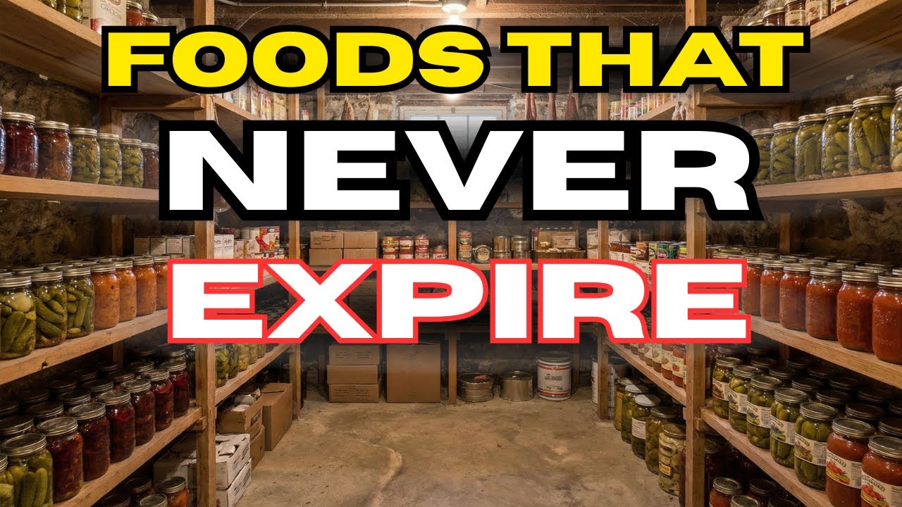 TOP 10 GREATEST Foods To STOCKPILE That NEVER EXPIRES