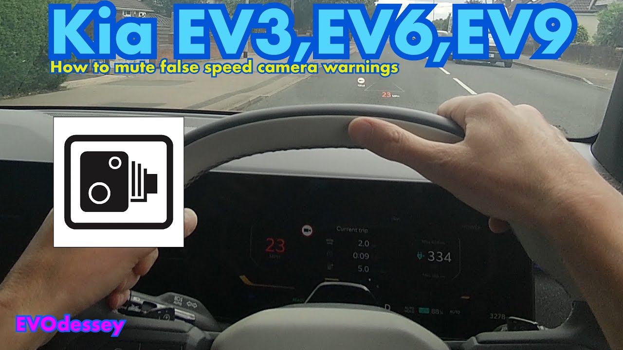 Kia EV3/EV6/EV9 How to Mute the false positive Speed Camera warnings