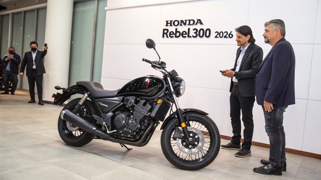 Представлен новый Honda Rebel 300 2026 года! Стильный круизер, обновленный к 2026 году! 🔥🏍️ | Пос...