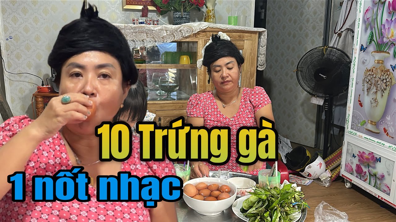 Chị Xuyến Ăn Chay Trổ Tài Hút Hết 10 Trứng Gà Lacot Ai Thấy Cũng Trầm Trồ | Minh Nhựt Tv 