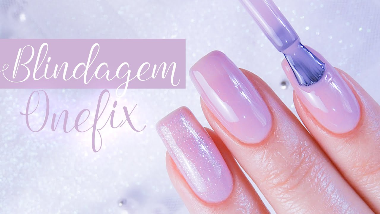 Blindagem De Unhas Com Gel de Cor OneFix Nails21