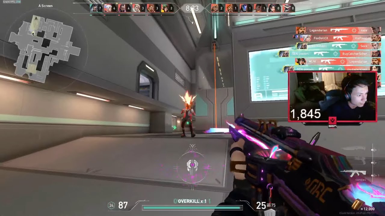 SEN zekken Valorant - Deathmatch (Weapons: Vandal - Map: Icebox)