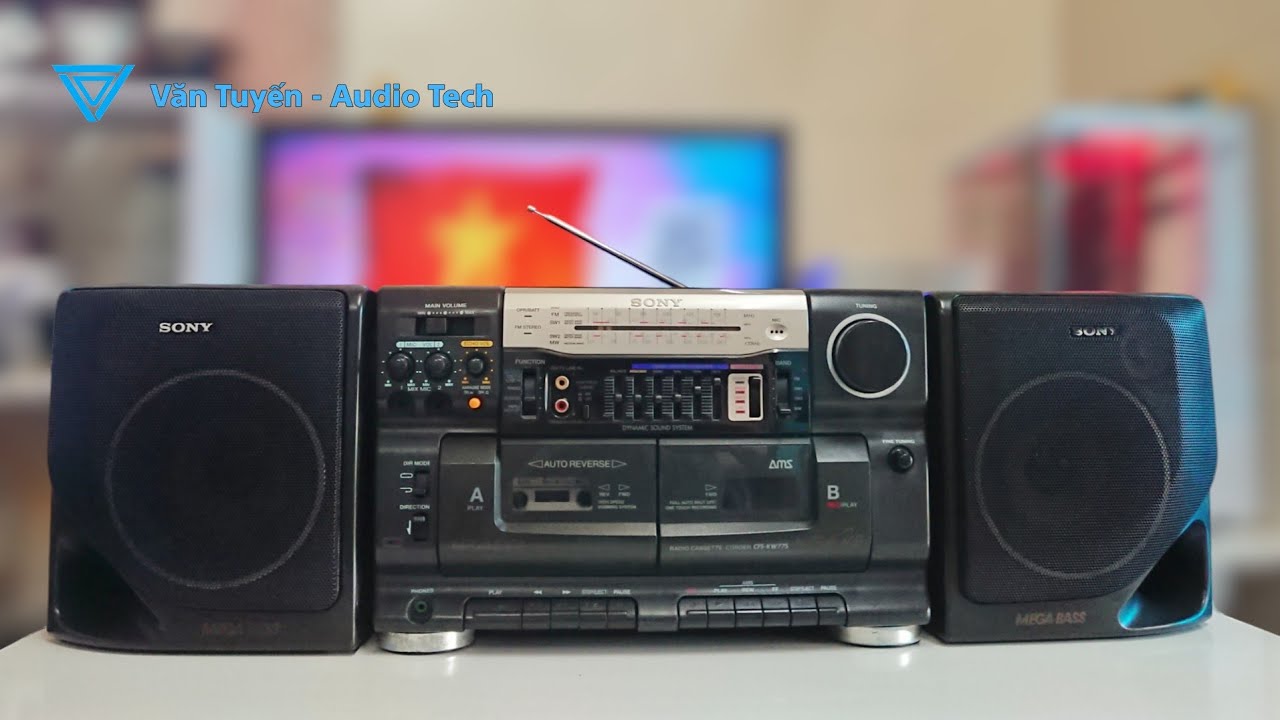 #2_Triệu_600k 📠 Đài Radio Cassette SONY CFS KW-77S 💯 Đẹp Xuất Sắc ☎ LH Zalo 0916220543 👇
