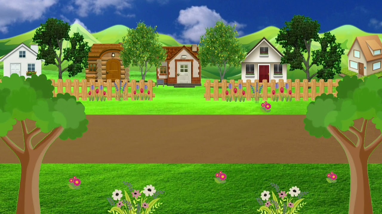 Background Animasi Bergerak Rumah ||Animation Background||free to download||no copy right