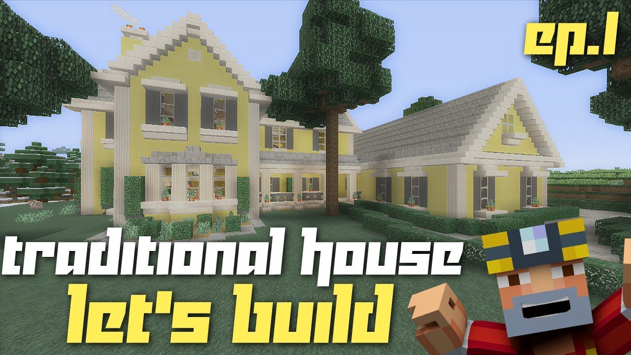 Minecraft Xbox 360: Let's Build a Traditional House! (Part 1)