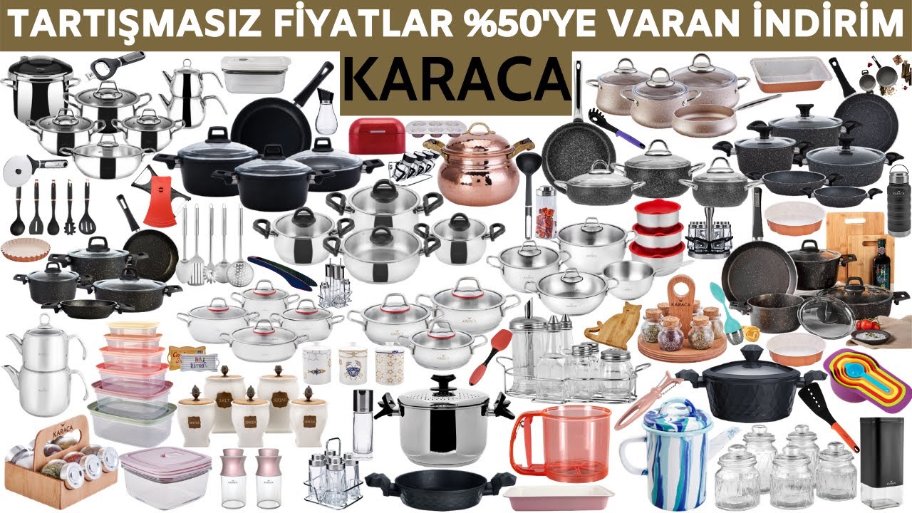 KARACA İNDİRİM | TARTIŞMASIZ FİYATLAR %50'YE VARAN | KARACA HOME | Karaca Kampanyaları|Çeyiz Listesi