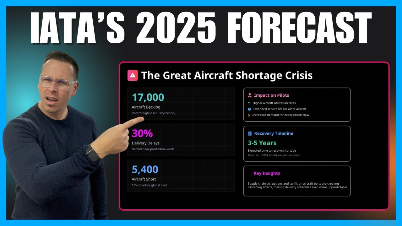 2025 Aviation Forecast EXPOSED: Mad Aircraft Shortages & Pilot Gaps