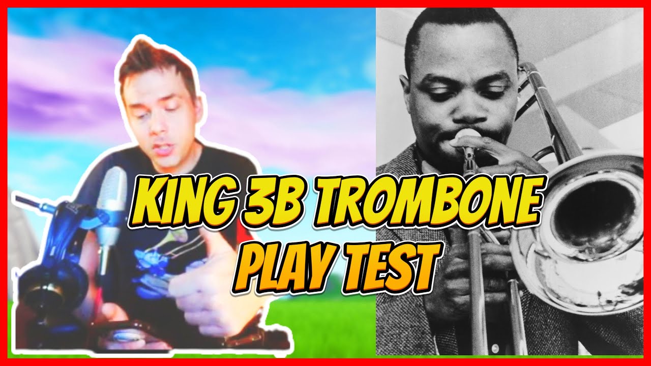 Тест игры на тромбоне King 3B (винтаж)