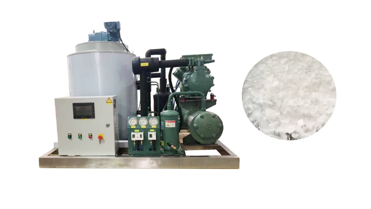 Maquina de hielo en escama 5000kg Bitzer