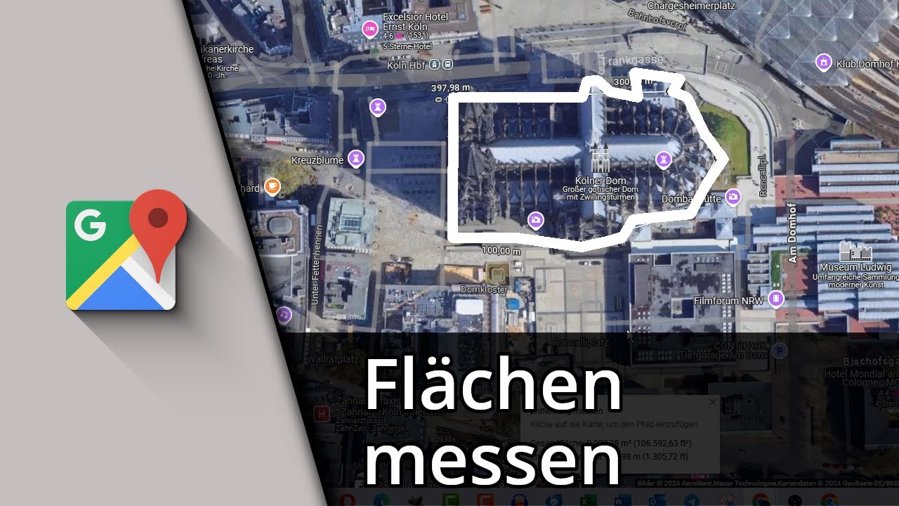 Google Maps Fläche messen | Google Maps Grundstück vermessen ✅ Tutorial