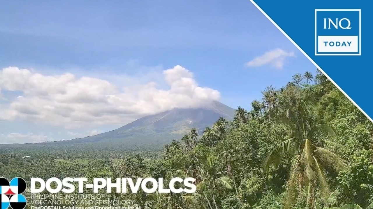 Mayon Volcano logs pyroclastic density currents &ndash; Phivolcs