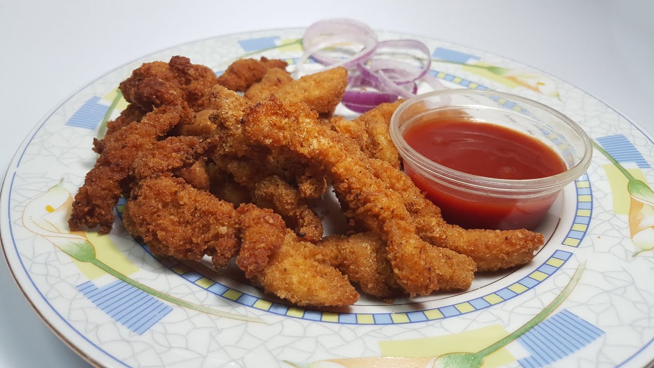 Best Crispy Chicken Strips | Tenders | Fingers | Fillets Recipe | KFC chicken fry | For Kids