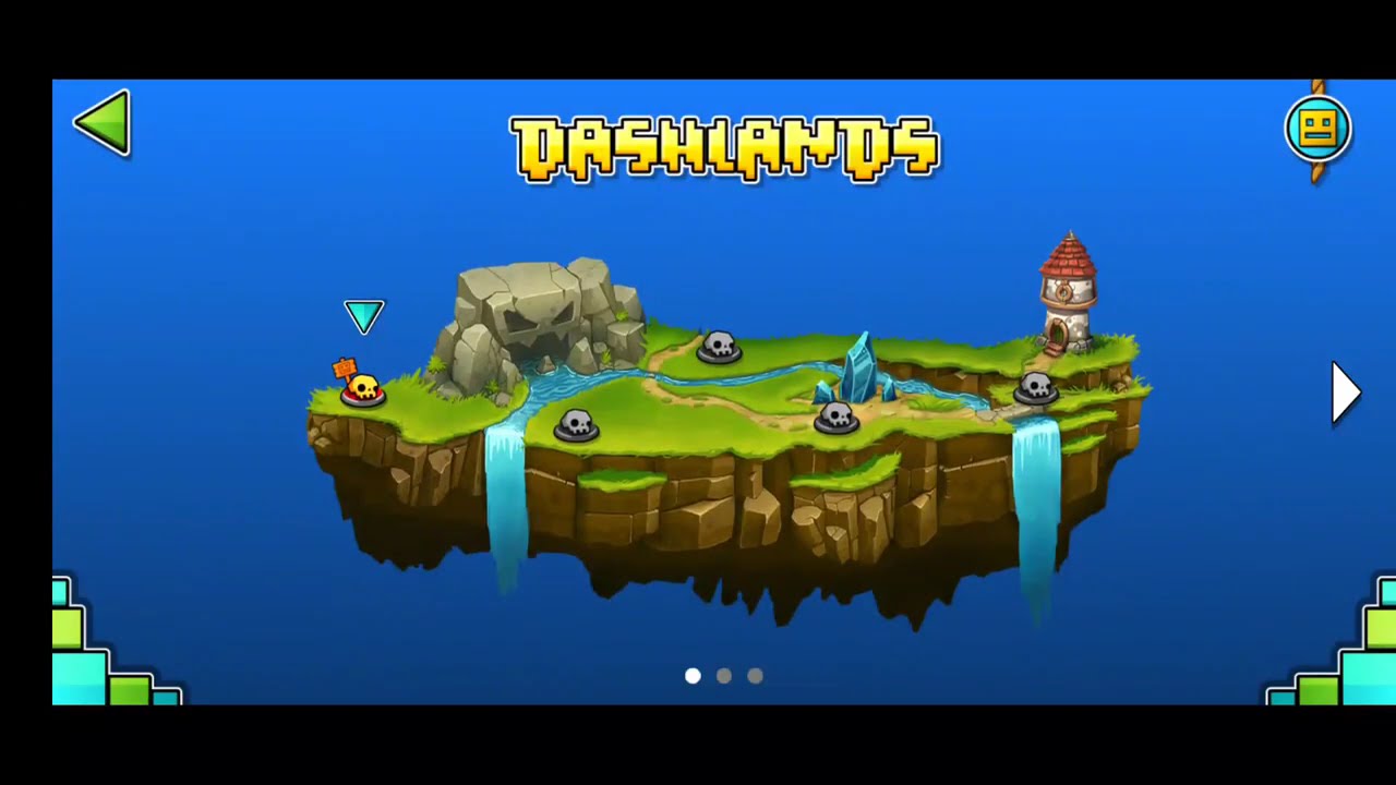 Jugando geometrí dash