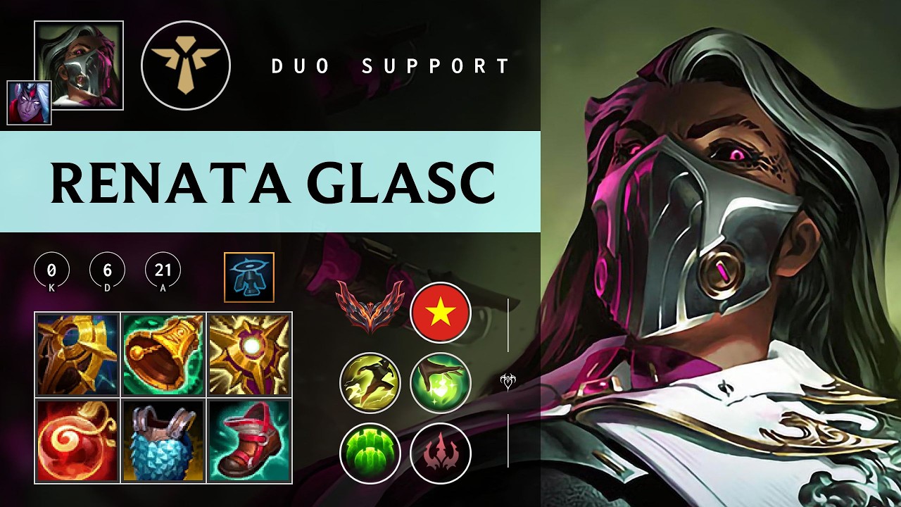 Renata Glasc Support vs Thresh - VN Grandmaster Patch 26.05