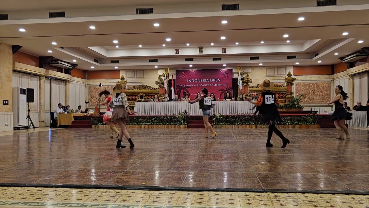 UCWDC | INDONESIA OPEN INTERNATIONAL LINE DANCE COMPETITION 2023(Female Intermediate: Polka)