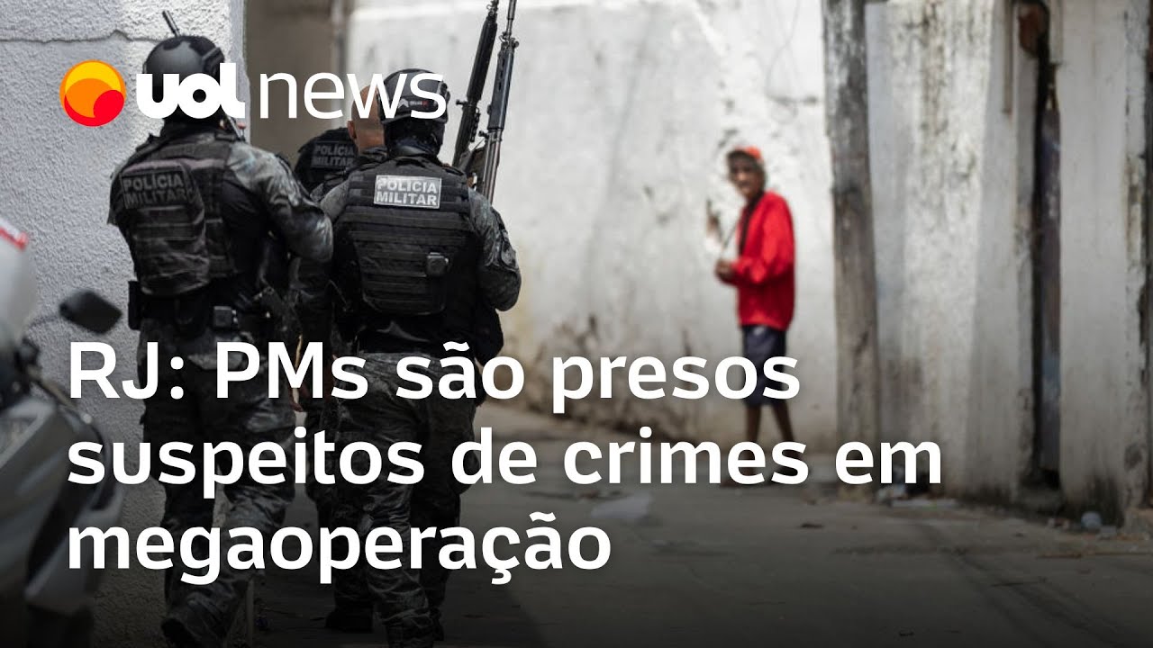 Corregedoria prende cinco PMs suspeitos de crimes durante megaopera&ccedil;&atilde;o no RJ