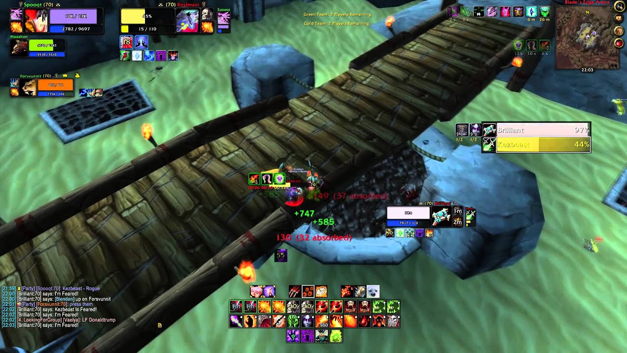 Smolderforge 2v2 - Lock/Druid vs Priest/Rogue