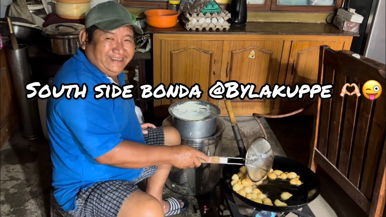 How to make famous South Indian food bonda |my handsome dad bonda recipe 🧑 |Bylakuppe