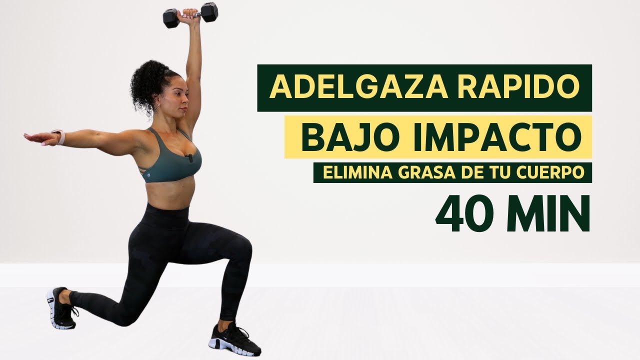 Ejercicios para bajar de peso r&aacute;pido en casa ( BAJO IMPACTO )