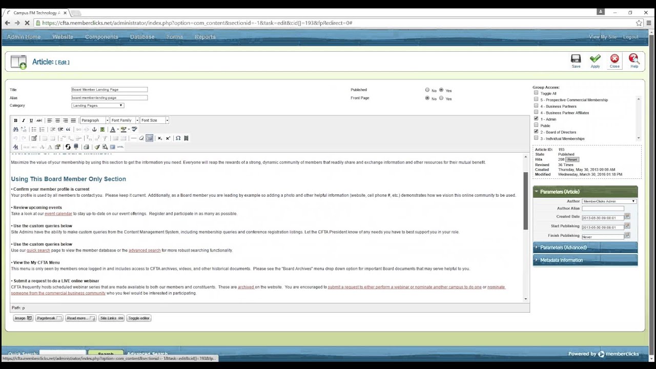 2016 03 30 14 31 Minutes Archive Admin Training