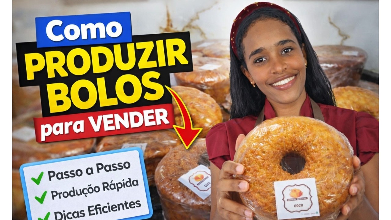 Como Produzir MUITOS Bolos Caseiros RÁPIDO | Minha Rotina de Produção em Escala