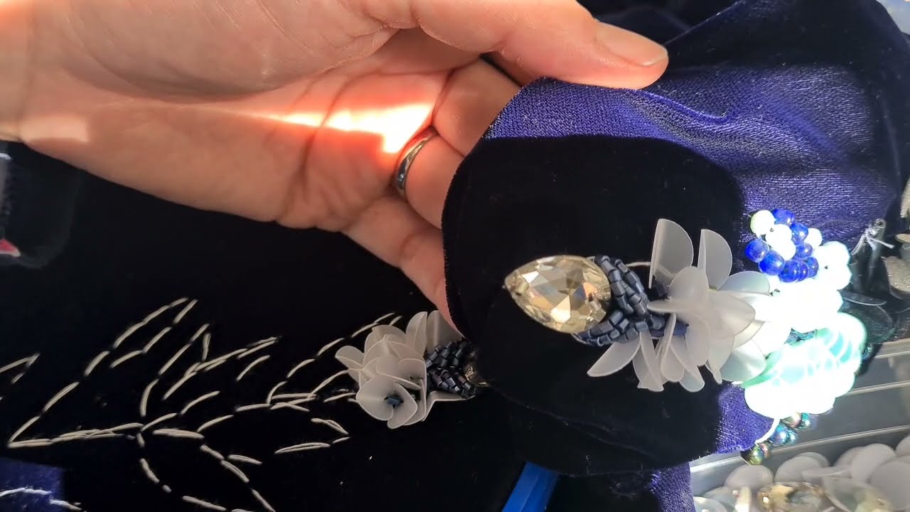 Sequins Embroidery Tutorial Feuille en 3D