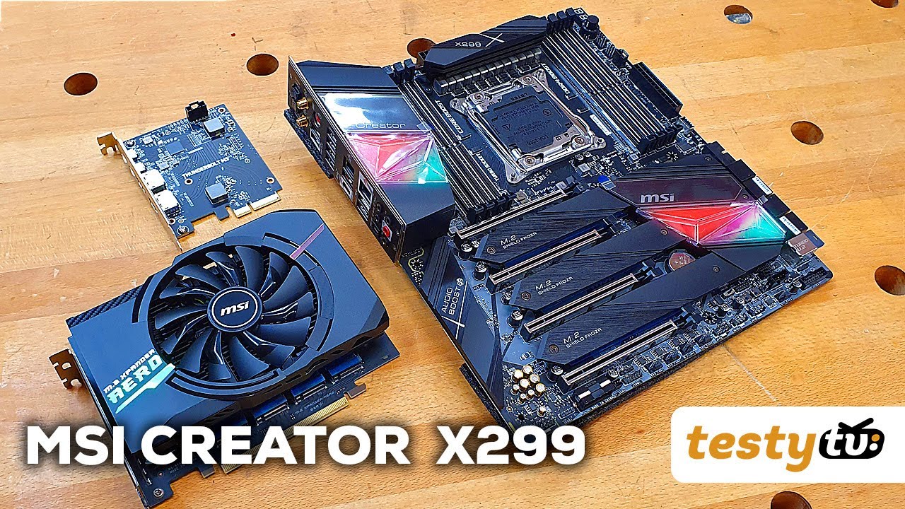 MSI Mainboard Creator X299  - płyta dla Intel i9 X-series