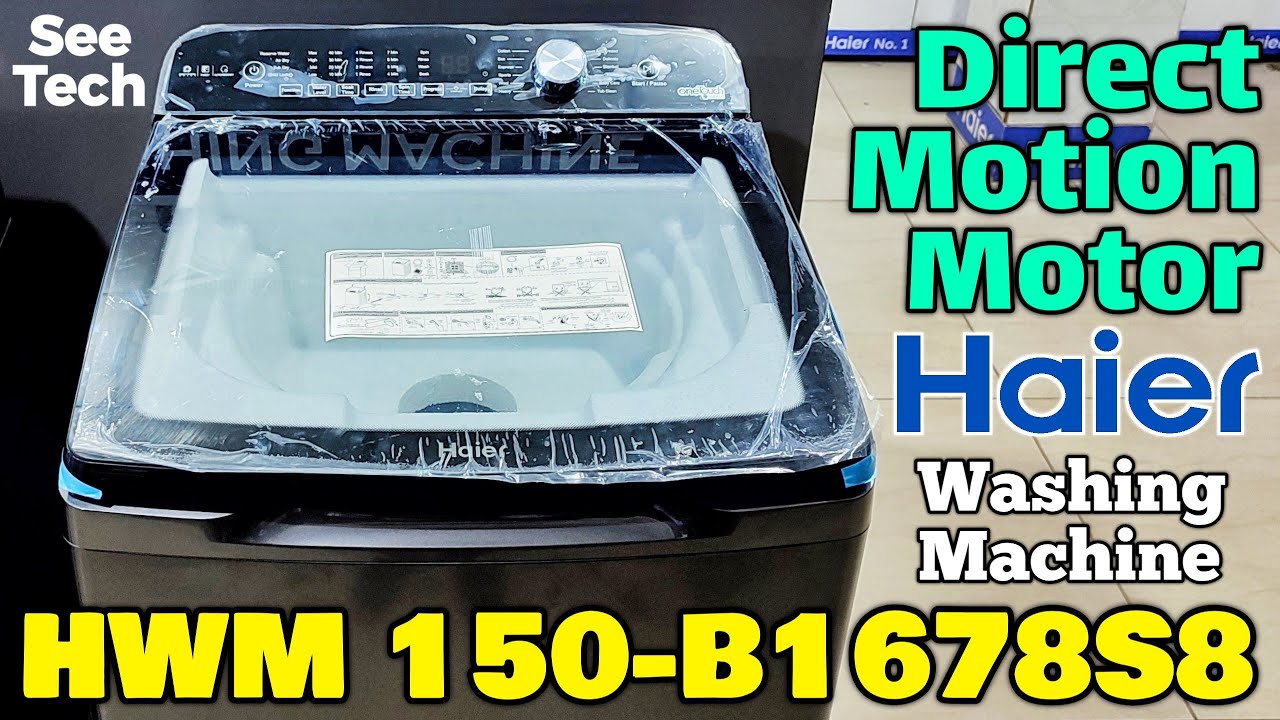 Haier HWM 150-B1678S8 Direct Motion Motor Automatic Washing Machine