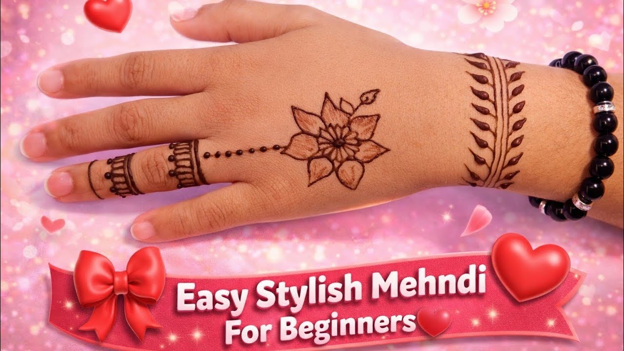 Ramzan Special Stylish Mehndi Design for Hands | Easy Arabic Design 2026
