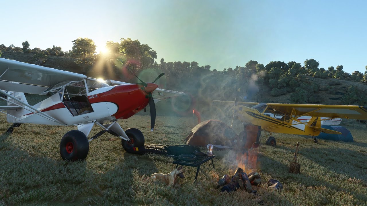 First look at the Parallel 42 Campout Utility in Microsoft Flight Simulator