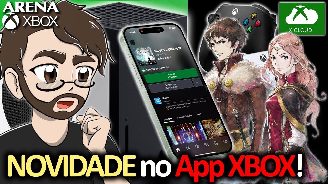 APLICATIVO do Xbox no CELULAR agora tem a LOJA INTEGRADA! Mostrando na PRÁTICA! | Arena Xbox