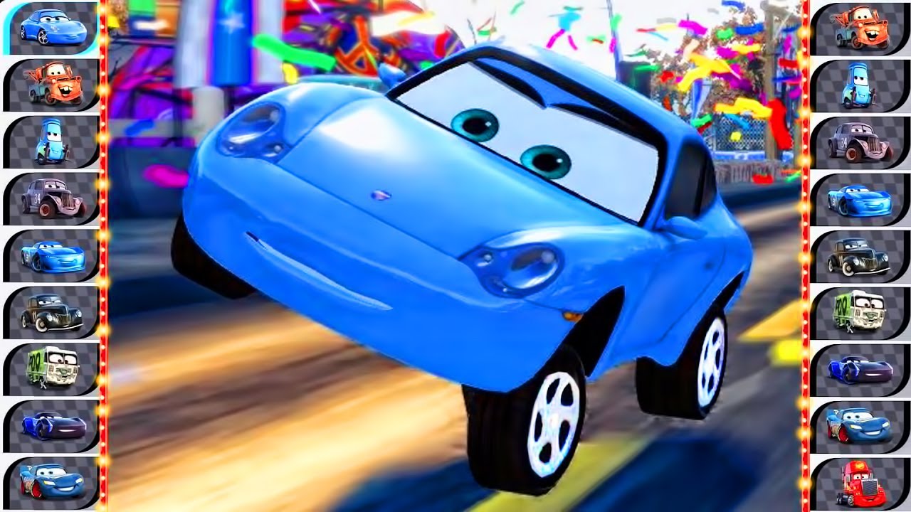 Cars Driven to Win: PS4 Sally and Lightning McQueen GamePlay