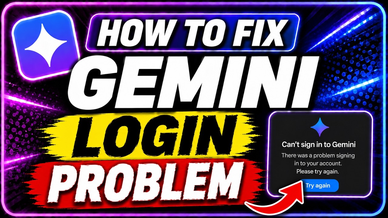 How to Fix Gemini Login & Sign In Problem (2026) | Gemini Authentication Fix