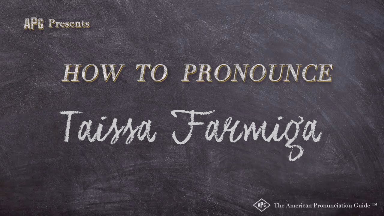 How to Pronounce Taissa Farmiga (Real Life Examples!)