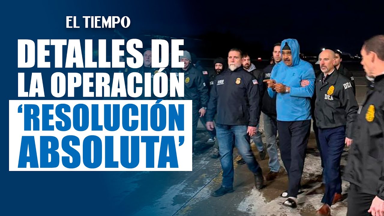 Operaci&oacute;n 'Resoluci&oacute;n Absoluta': as&iacute; sacaron a Maduro y lo llevaron a EE. UU.  | El Tiempo