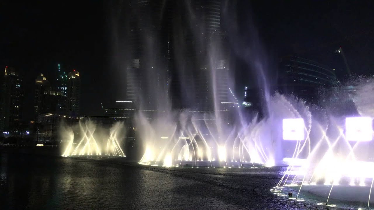 Dubai Fountain Biggest Fountain in the world near Burj Khalifa