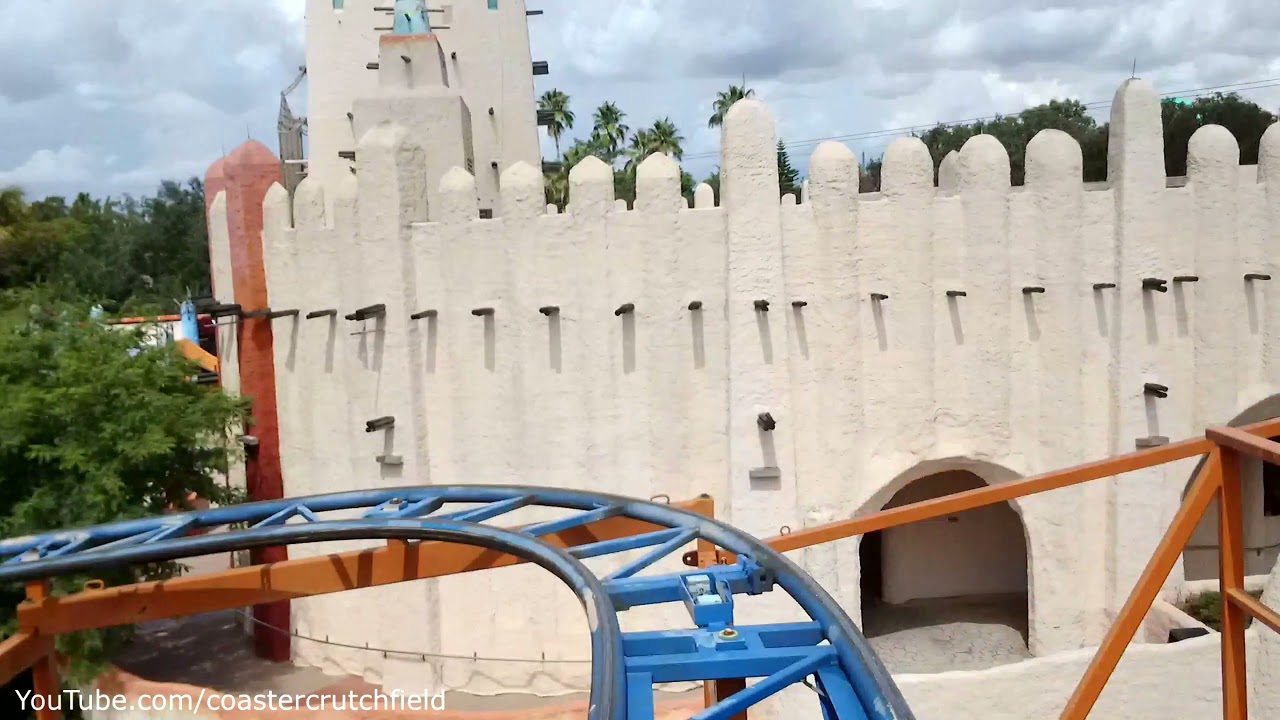 Sand Serpent Front Row (HD POV) Busch Gardens Tampa Bay